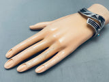 One Of The Best Vintage Native American Navajo Sterling Silver Bracelet-Nativo Arts