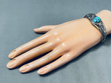 Native American Sleeping Beauty Turquoise Sterling Silver Bracelet-Nativo Arts