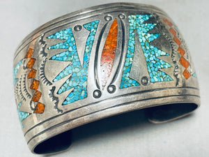 Tommy Singer!! Rare Early Hallmark Vintage Native American Navajo Sterling Silver Bracelet-Nativo Arts