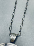 The Best Vintage Native American Navajo Hand Carved Micro Detail Sterling Silver Basket Necklace-Nativo Arts