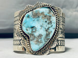 158 Grams Jaw-dropping Native American Navajo Morenci Turquoise Sterling Silver Bracelet-Nativo Arts