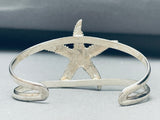 Starfish Vintage Southwest Sterling Silver Bracelet Cuff-Nativo Arts