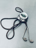 United States One Of A Kind Vintage Native American Navajo Sterling Silver Bolo Tie-Nativo Arts