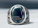 Native American Heavy Vintage Southwest Sterling Silver Bird Ring-Nativo Arts