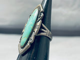 Fabulous Vintage Native American Navajo Royston Turquoise Sterling Silver Ring-Nativo Arts