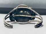 One Of The Most Unique Ever Vintage Native American Navajo Sand Jasper Sterling Silver Bracelet-Nativo Arts