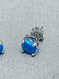 Gorgeous Vintage Native American Navajo Abalone Sterling Silver Earrings-Nativo Arts