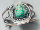 Tremendous Vintage Native American Navajo Turquoise Sterling Silver Bracelet-Nativo Arts