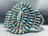 Davina Benally Vintage Native American Navajo Royston Turquoise Sterling Silver Bracelet-Nativo Arts