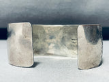 Mikey Begay Rare Vintage Native American Navajo Blue Warrior Turquoise Sterling Silver Bracelet-Nativo Arts