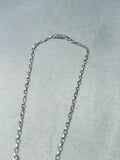 Nelson Morton Magnificent Pilot Mountain Turquoise Sterling Silver Necklace-Nativo Arts