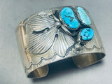 Important Pete Family Vintage Native American Navajo Turquoise Sterling Silver Bracelet-Nativo Arts
