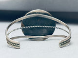 Intricate Hand Etched Vintage Native American Navajo Sterling Silver Bracelet Cuff-Nativo Arts
