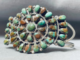 Incredible Vintage Native American Navajo Royston Turquoise Sterling Silver Bracelet-Nativo Arts