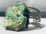 One Of The Best Ever Vintage Native American Navajo Cerrillos Turquoise Sterling Silver Bracelet-Nativo Arts