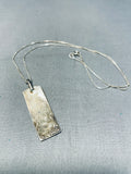 Traditional Vintage Native American Navajo Sterling Silver Storyteller Necklace-Nativo Arts