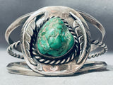 Tremendous Vintage Native American Navajo Turquoise Sterling Silver Bracelet-Nativo Arts