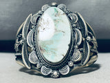 One Of The Best Ever Vintage Native American Navajo Dry Creek Turquoise Sterling Silver Bracelet-Nativo Arts