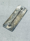 Excellent Vintage Native American Navajo Sterling Silver Storyteller Pin-Nativo Arts