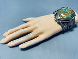 One Of The Best Ever Vintage Native American Navajo Royston Turquoise Sterling Silver Bracelet-Nativo Arts
