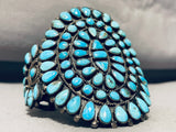 Important Victor Moses Begay Vintage Native American Navajo Turquoise Sterling Silver Bracelet-Nativo Arts