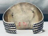 Indian Mountain Turquoise!! Vintage Native American Navajo Sterling Silver Bracelet Cuff-Nativo Arts