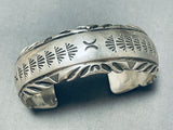 Sandoval Family Vintage Native American Navajo Sterling Silver Bracelet-Nativo Arts