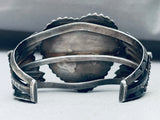 The Best Vintage Native American Navajo Tigers Eye Heart Sterling Silver Bracelet Cuff-Nativo Arts