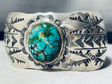 Bill Family Vintage Native American Navajo Turquoise Sterling Silver Bracelet-Nativo Arts