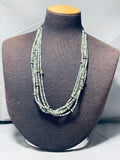 One Of The Best Vintage Native American Navajo Royston Turquoise Sterling Silver Necklace-Nativo Arts