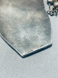Raymond Lovato!! Important Vintage Santo Domingo Pot Sterling Silver Necklace-Nativo Arts