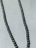 Important Smithsonian Artist Vintage Native American Navajo Sterling Silver Necklace-Nativo Arts