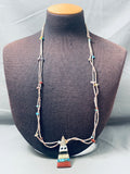 Vintage Native American Santo Domingo Heishi Turquoise Sterling Silver Necklace-Nativo Arts
