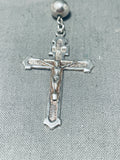 One Of The Most Incredible Vintage Native American Navajo Sterling Silver Rosary Necklace-Nativo Arts