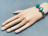 Amazing Vintage Native American Navajo Royston Turquoise Sterling Silver Bracelet-Nativo Arts