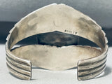 One Of The Best Ever Vintage Native American Navajo Charoite Sterling Silver Bracelet-Nativo Arts