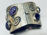The Best Vintage Southwestern Amethyst Sterling Silver Clasp Bracelet-Nativo Arts