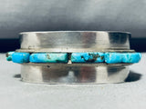 Bricks Of Turquoise!! Vintage Native American Navajo Sterling Silver Bracelet-Nativo Arts