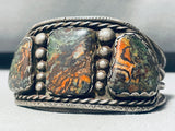 Candy Apple Agate!! Vintage Native American Navajo Sterling Silver Bracelet Cuff-Nativo Arts