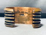 Lee James Important Copper & Sterling Silver Vintage Native American Navajo Bracelet-Nativo Arts