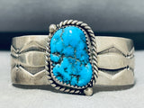 Remarkable Vintage Native American Navajo Sleeping Beauty Turquoise Sterling Silver Bracelet-Nativo Arts