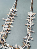 One Of The Best Vintage Santo Domingo Bird Shell Heishi Necklac Eold-Nativo Arts