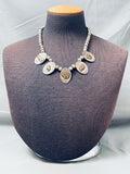 Important Vintage Native American Navajo Thomas Singer Gold Sterling Silver Horse Bear Necklace-Nativo Arts