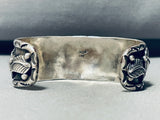 Tommy Willeto Vintage Native American Navajo Nturquoise Sterling Silver Bracelet-Nativo Arts