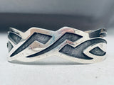 One Of The Most Unique Vintage Southwest Sterling Silver Bracelet-Nativo Arts