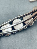 One Of The Best Vintage Native American Navajo Spiderweb Turquoise Sterling Silver Bracelet-Nativo Arts