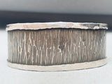Bamboo Jungle Vintage Navajo Sterling Silver Bracelet Cuff-Nativo Arts