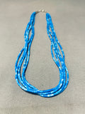 Gorgy!! Denim Lapis Native American Navajo Sterling Silver Necklace-Nativo Arts