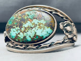 One Of The Best Ever Vintage Native American Navajo Royston Turquoise Sterling Silver Bracelet-Nativo Arts