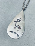 Detailed Vintage Hopi Animal Sterling Silver Necklace-Nativo Arts